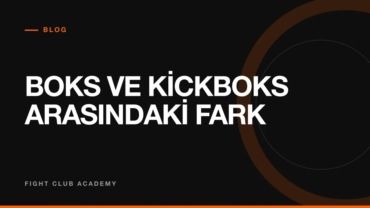 Boks ve kickboks arasındaki fark yazısının kapak görseli