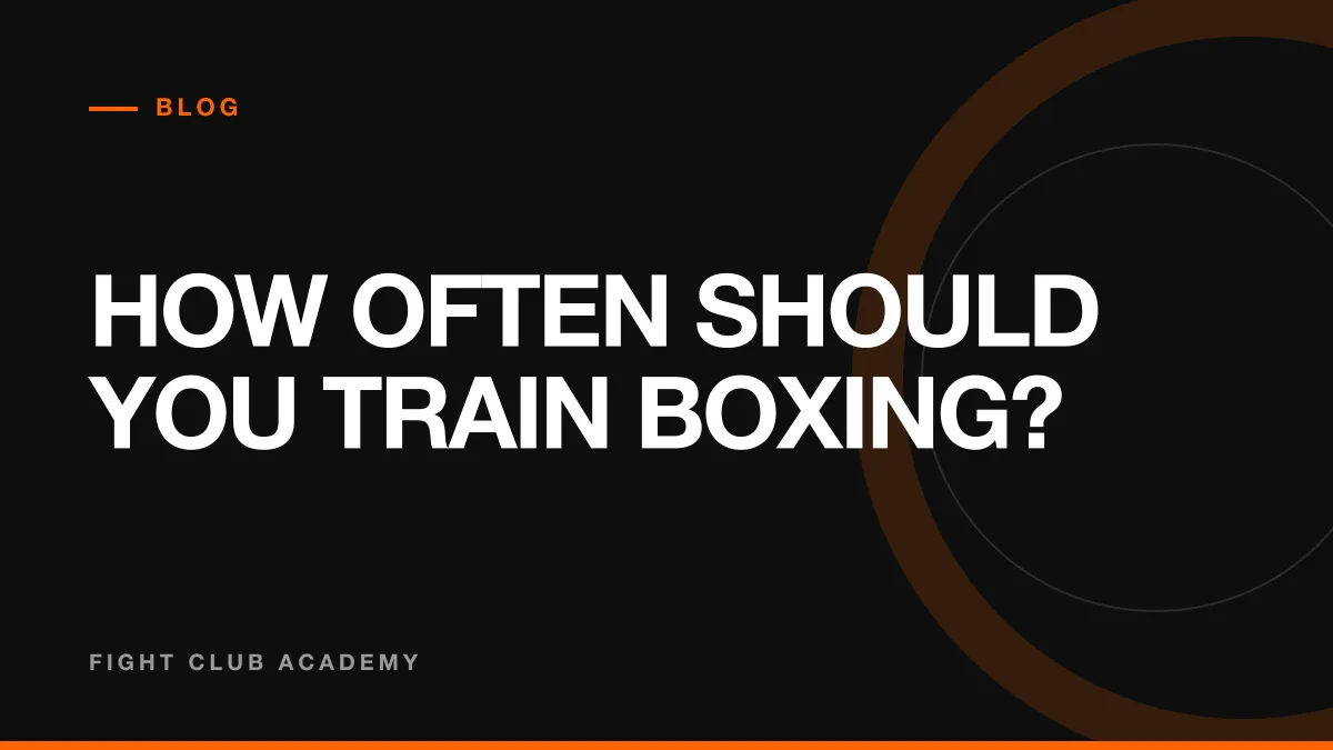Cover image for how often should you train boxing