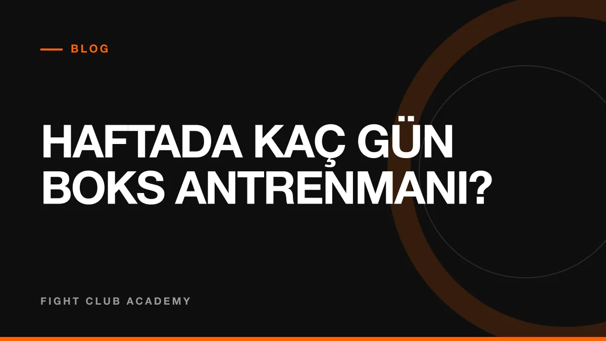 Haftada kaç gün boks antrenmanı yazısının kapak görseli